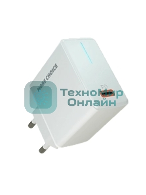 Сетевое зарядное устройство MORE CHOICE (4610196408922) NC60i, белый