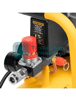 Компрессор воздушный Denzel DC1500/24 прям. привод, 1,5 кВт, 24 литра, 220 л/мин