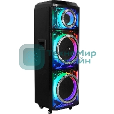 Колонка портативная Ural 203 черный 2000W 1.1 BT/3.5Jack/USB-C 15м 9000mAh