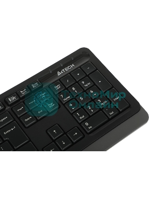 Комплект клавиатура+мышь A4Tech FStyler F1010 проводной, USB, 1600 DPI, чёрный
