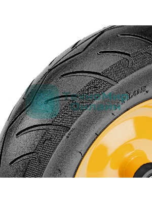 Колесо пневматическое бескамерное Denzel 16х4.00-8 D410мм, d20мм, длина оси 104мм