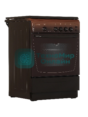 Плита газовая Gefest ПГ 1200 С6 К43 коричневый, конфорок 4 шт, духовка 63 л, 60 см x 85 см x 60 см