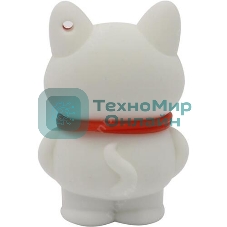 Флешка USB Smartbuy Wild Catty (SB32GbCatW), 32Gb, USB 2.0, R/W 25/15, котенок белый