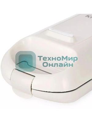 Вафельница Kitfort КТ-1690 700Вт черный/белый