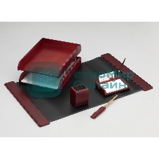 Настольный набор Good Sunrise M5C-10A (5 предметов) фактура красное дерево, материал дерево, черный/коричневый