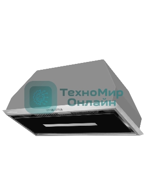 Встраиваемая вытяжка Kuppersberg Intro 70 X ширина 70 см, отвод/рециркуляция, 1000 м3.ч, нерж. сталь