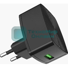 Сетевое зарядное устройство HOCO (6931474706638) HOCO C70A Cutting-edge single port QC3.0 черный