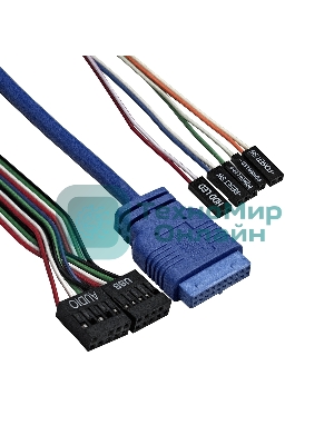 Компьютерный корпус Desktop ExeGate MI-207U (mini-ITX/mATX, без БП, 2хUSB+1хUSB 3.0, аудио, черный)