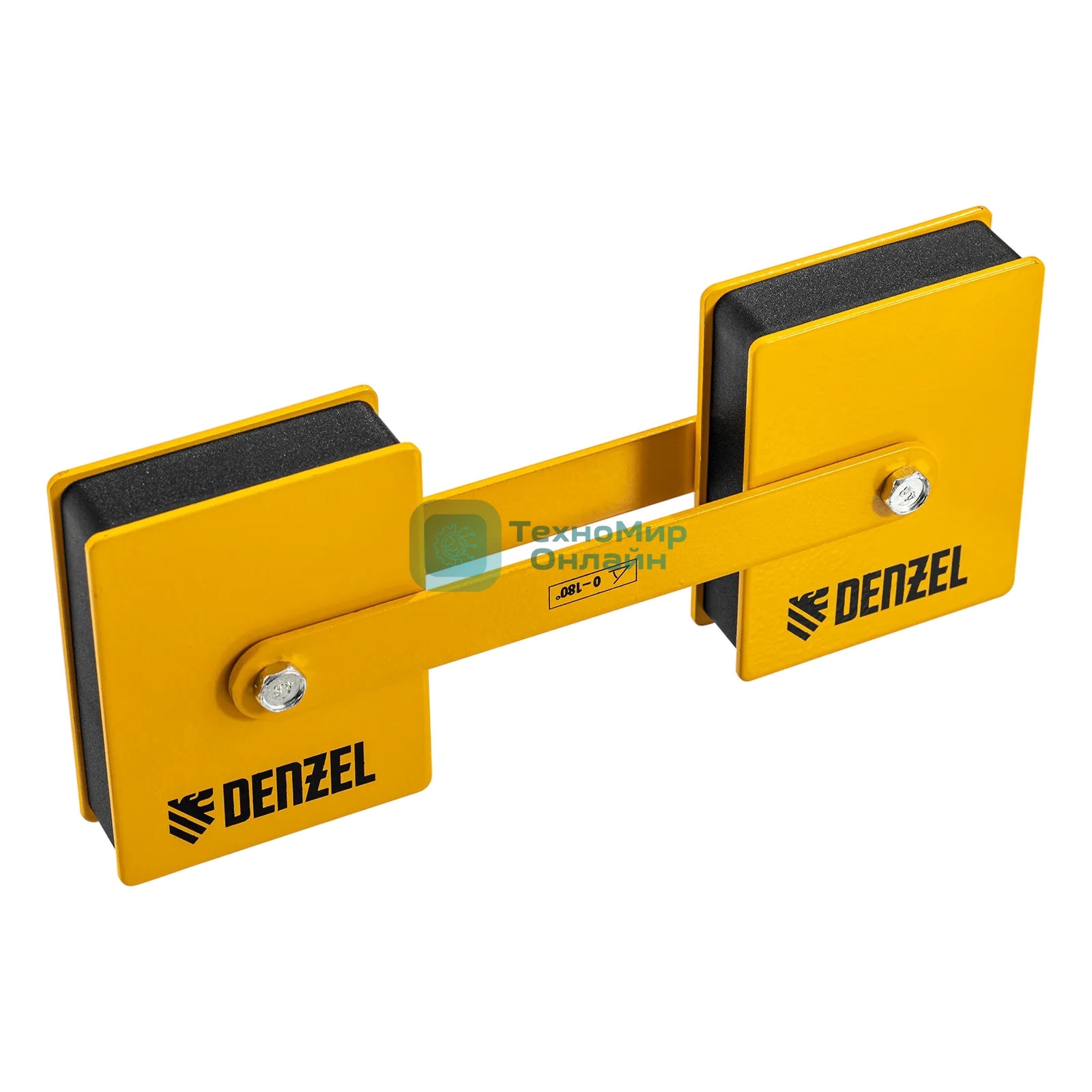 Фиксатор магнитный шарнирный Denzel для сварочных работ усилие 2x50 LB