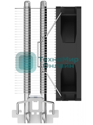 Кулер Cooler ID-Cooling SE-902-SD V3 черный 92мм алюминий+медь 2000rpm 23.1db 3-pin 95W 120мм