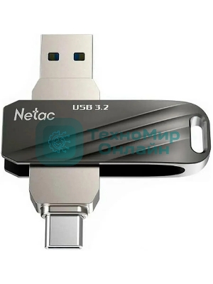 Флешка USB Netac US11 128Gb USB 3.0+TypeC Dual Flash