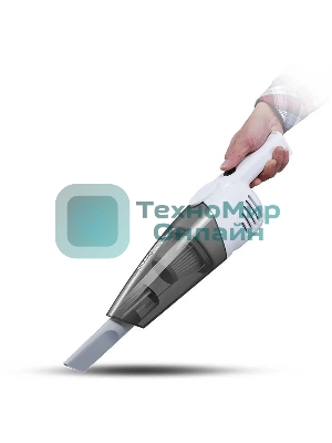 Пылесос вертикальный Deerma DX118C белый/серый, питание от сети, 230 Вт, уборка сухая, пылесборник 1.2 л