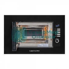 Встраиваемая микроволновая печь Zigmund & Shtain BMO 21 B черный, 20 л, 1200 Вт, переключатели - поворотный механизм/кнопки