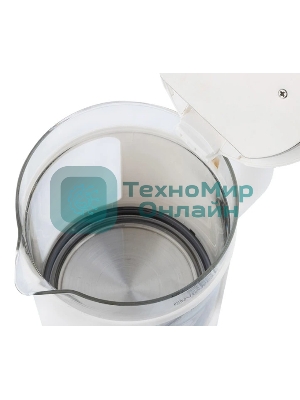 Чайник электрический Energy E-256 1500Вт, 1,5л стекло, белый