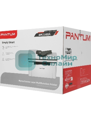 МФУ лазерное Pantum BM2300A, А4, ч/б, печ. до 22 стр/мин., 1200 x 1200 dpi, ADF, USB