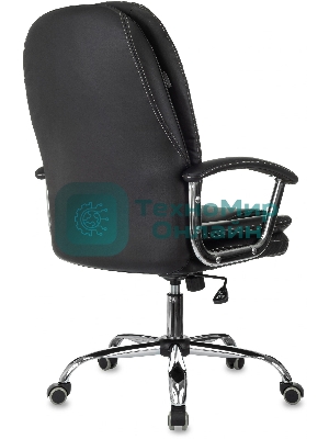 Кресло Бюрократ CH-868SL черный, экокожа