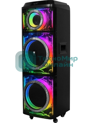 Колонка портативная Ural 203 черный 2000W 1.1 BT/3.5Jack/USB-C 15м 9000mAh