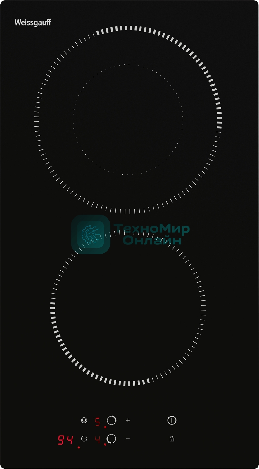 Индукционная варочная панель стеклокерамическая Weissgauff HV 312 BM
