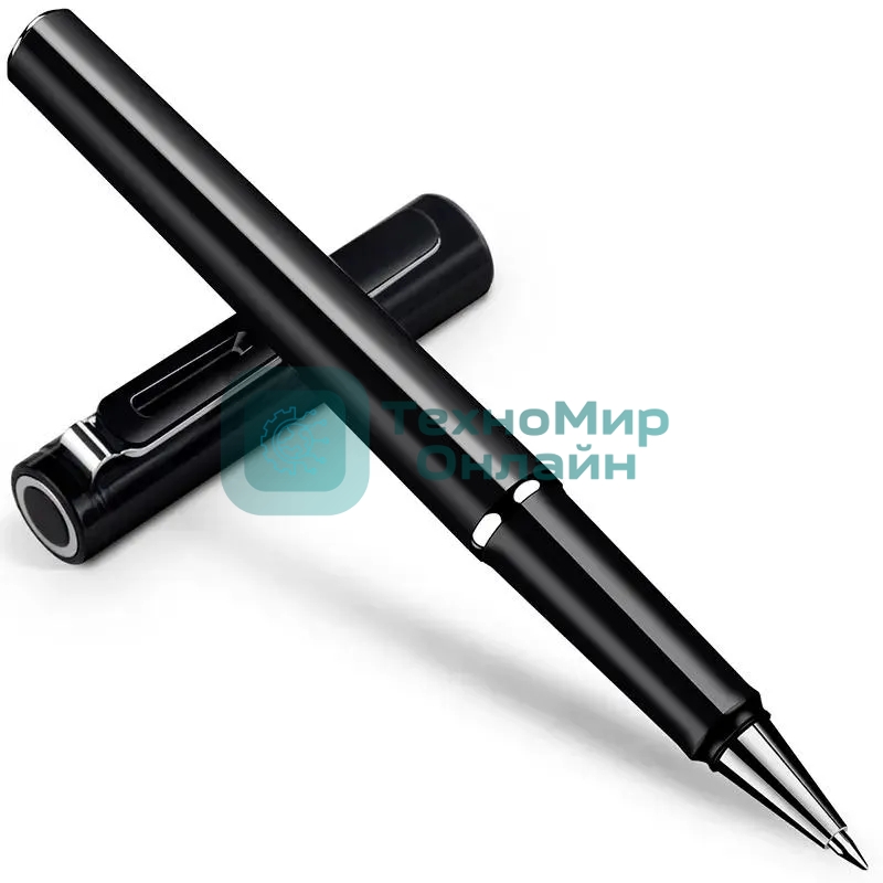 Ручка роллер Deli S87BLACK черный, d=0.5мм, черные чернила