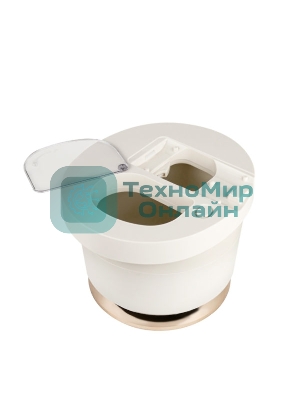 Миксер с чашей Centek CT-1129 бежевый/золотой хром, 800 Вт