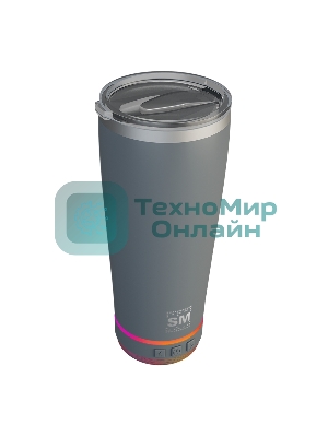 Термокружка с портативной колонкой Soundmax SM-TC001 серый