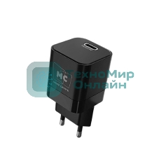 Сетевое зарядное устройство MORE CHOICE (4620202555847) NC86a 1Type-C 3.0A PD 20W для Type-C Type-C, черный