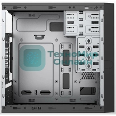 Компьютерный корпус Foxline FL-733R-FZ450R-U32C-PH mATX case, black, w/PSU 450W 12cm, w/2xUSB 2.0, w/2xUSB 3.0, w/1xType-C (USB 2.0), w/2xcombo audio, w/pwr cord, w/o FAN