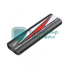 Внешний SSD Netac ZX20L, 1TB, USB 3.2 Gen 2x2 Type-C, R/W 2000/1800, черный