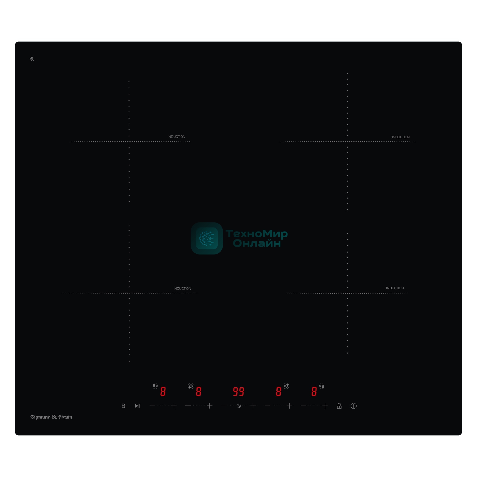 Газовая варочная панель Zigmund & Shtain CI 22.6 B