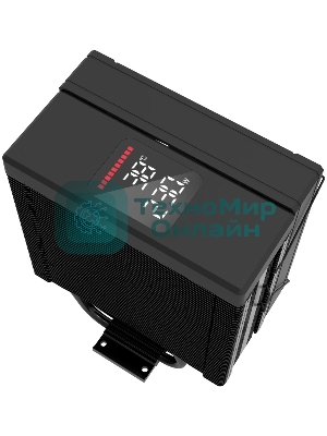 Кулер для процессора ZALMAN CNPS9X ECO DS, 120мм FAN, 4 HEAT PIPES, 4-PIN PWM, 600-2100 RPM, 31.4 DBA MAX, HYDRO BEARING, ARGb TOP COVER, LIVE CPU TEMPERATURE DISPLAY, FULL SOCKET SUPPORT