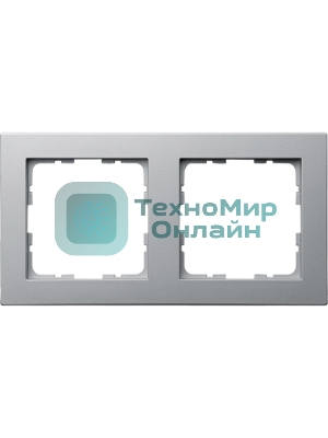 Рамка Jasmart 2-м G-Classic алюм.