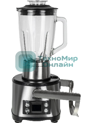 Кухонный комбайн Kitfort KT-1395 800Вт серебристый/черный