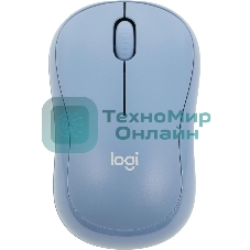 Мышь беспроводная Logitech M221 голубой, 1000 dpi, радиоканал, USB, кнопки - 3