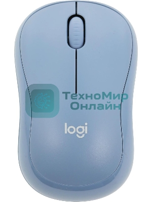 Мышь беспроводная Logitech M221 голубой, 1000 dpi, радиоканал, USB, кнопки - 3
