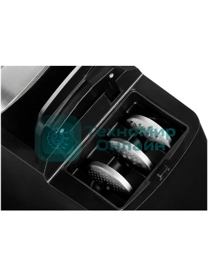 Мясорубка электрическая Bosch MFW68640 черный, 2200 Вт, 4.3 кг/мин, реверс, металлический лоток, насадки - 8