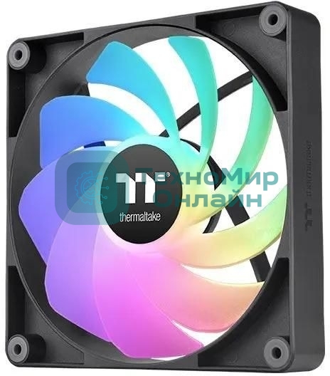 Вентилятор для корпуса Thermaltake CT120 Sync Reverse ARGb 120х120x25 черный 4-pin 31.2дБ (упак.:2шт) (CL-F173-PL12SW-A) Ret