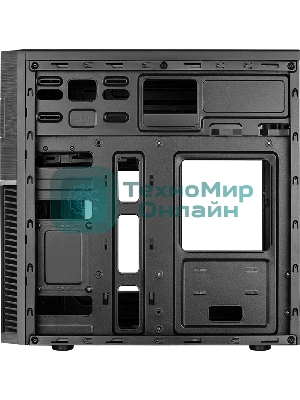 Компьютерный корпус Aerocool/Formula Cs-105, mATX, без БП, 187x361x355мм (ШxГxВ), USB 3.0 x1, USB 2.0 x1, металл 0,5мм, 120-мм вентилятор в комплекте, черный