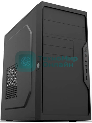 Компьютерный корпус Foxline FL-733R-FZ450R-U32C-PH mATX case, black, w/PSU 450W 12cm, w/2xUSB 2.0, w/2xUSB 3.0, w/1xType-C (USB 2.0), w/2xcombo audio, w/pwr cord, w/o FAN