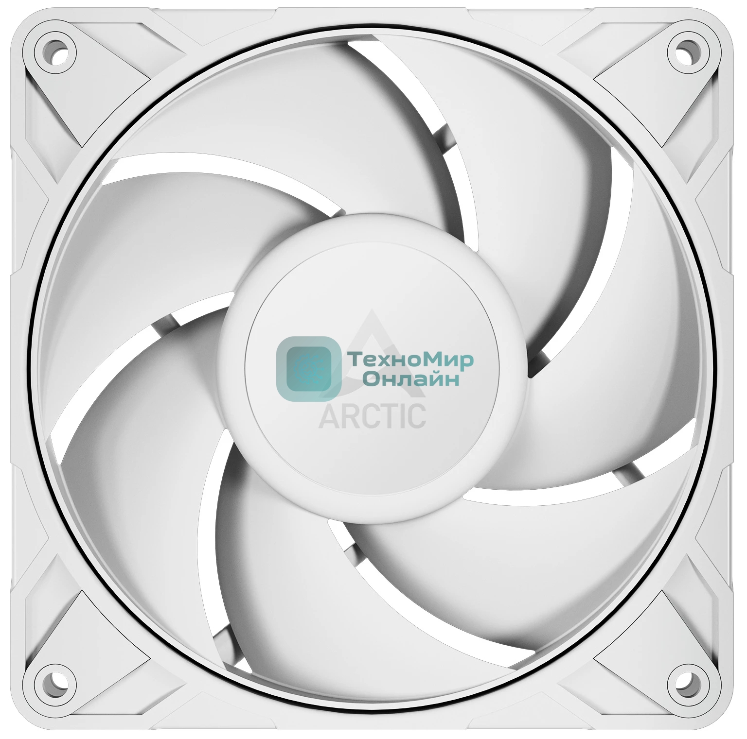 Вентилятор для корпуса Arctic Cooling ARCTIC P12 Pro PST белый - retail