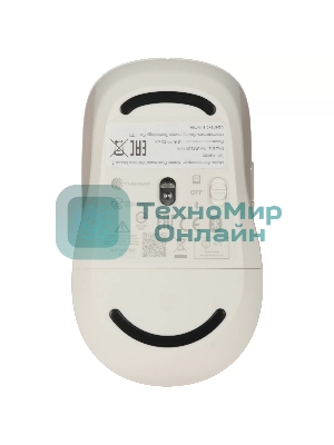 Мышь беспроводная Xiaomi Dual-mode Wireless Mouse 2 белый, 1200 dpi, радиоканал, Bluetooth, USB, кнопки - 5