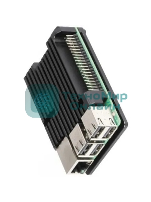 Корпус ACD черный Metal Aluminum Case for Raspberry Pi 3B/3B+