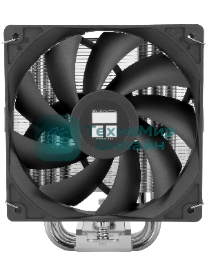 Кулер для процессора Thermalright Burst Assassin 120 SE черный/серебристый (4-pin PWM, 148мм, Al/Cu, 6x6мм, 1x120мм, 66.17CFM, 25.6dBA, 1550RPM, S: 1851/1700/1200/115X, AM5/AM4)