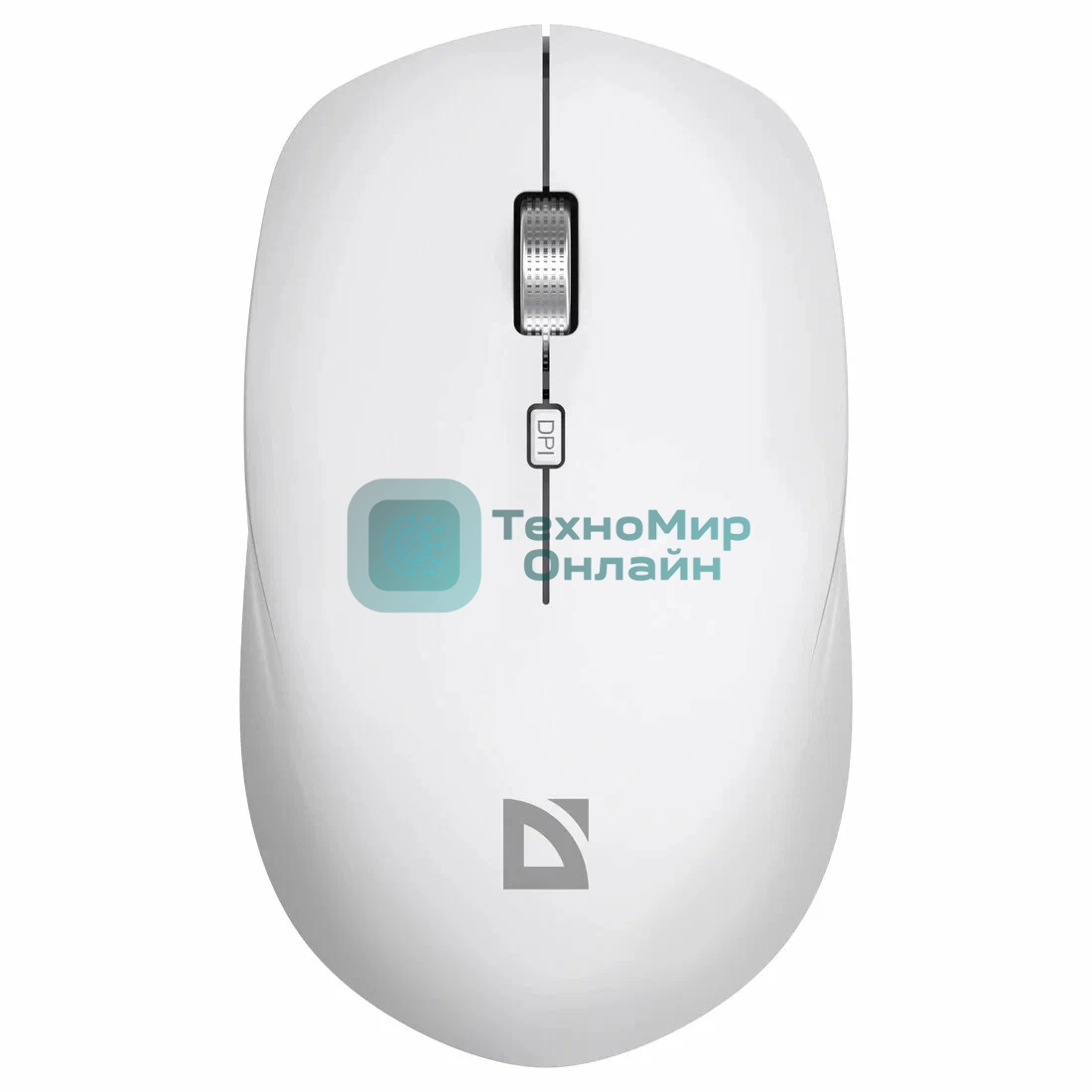 Мышь беспроводная Defender Velvet MB-406 белый, 1600 dpi, радиоканал, Bluetooth, USB, кнопки - 4