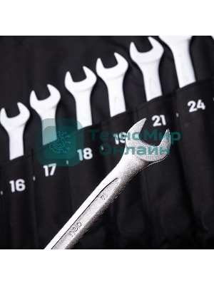 Набор комбинированных гаечных ключей 14 шт Deli DL130014B Спецификация: 10 мм, 11 мм, 12 мм, 13 мм, 14 мм, 16 мм, 17 мм, 18 мм, 19 мм, 21 мм, 24 мм, 27 мм, 30 мм, 32 мм. Матовая хромированная поверхность. Тканевая упаковка.