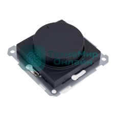 Светорегулятор поворотно-нажимной AtlasDesign 400Вт механизм карбон SE ATN001023