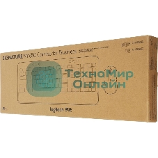 Комплект клавиатура+мышь Logitech Signature MK650 беспроводной, USB + Bluetooth, 4000 DPI, серый/чёрный