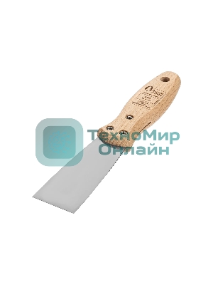 Шпательная лопатка Matrix из нержавеющей стали, 40 мм, буковая рукоятка, EFP