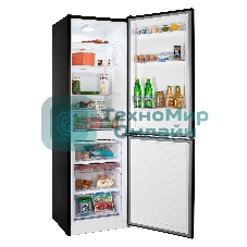 Холодильник Nordfrost NRB 152 B черный двухкамерный 205/115 л морозилка снизу, капельная система