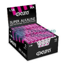 Элемент питания алкалиновый AA/LR6 1.2В Super Alkaline box-96 (уп.96шт) ФАZА 2854643