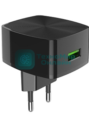 Сетевое зарядное устройство HOCO (6931474706638) HOCO C70A Cutting-edge single port QC3.0 черный